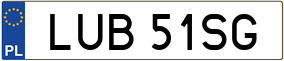 Truck License Plate